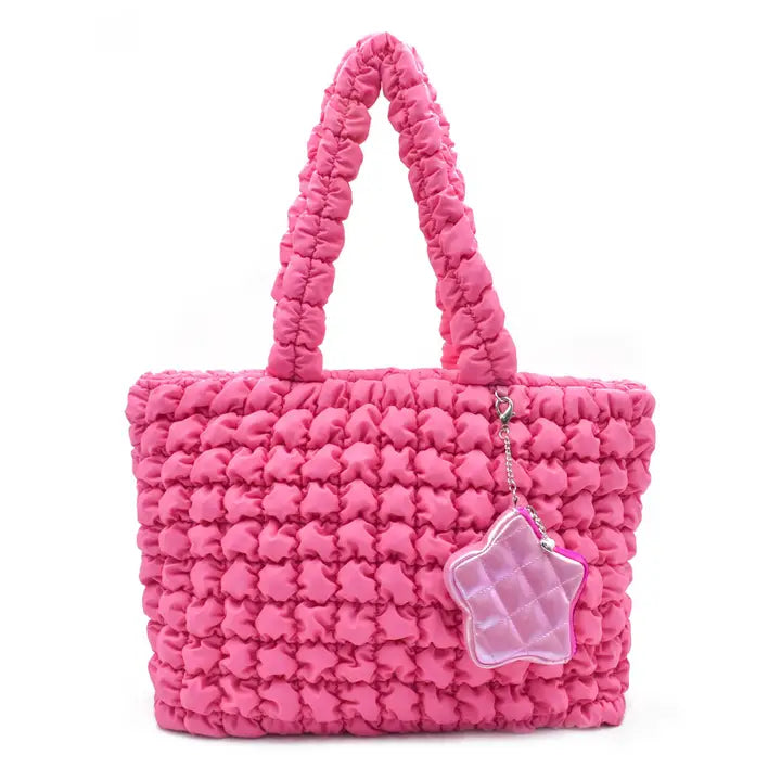 Large Quilted Tote Bag