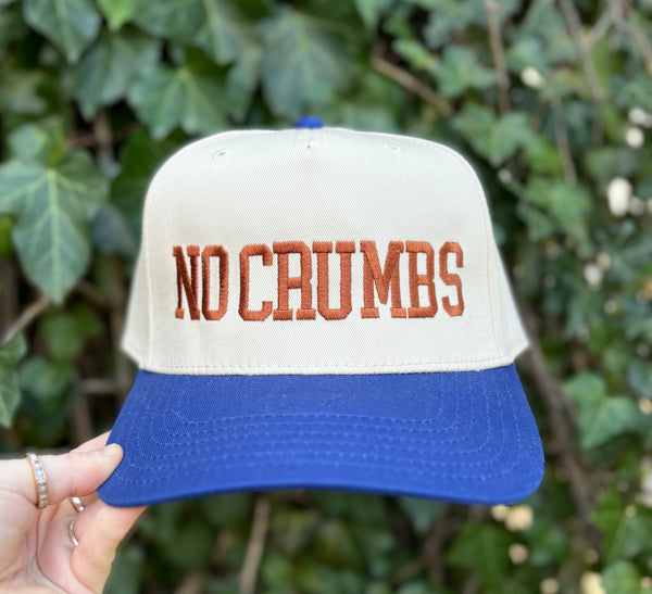 No Crumbs Embroidered Hat