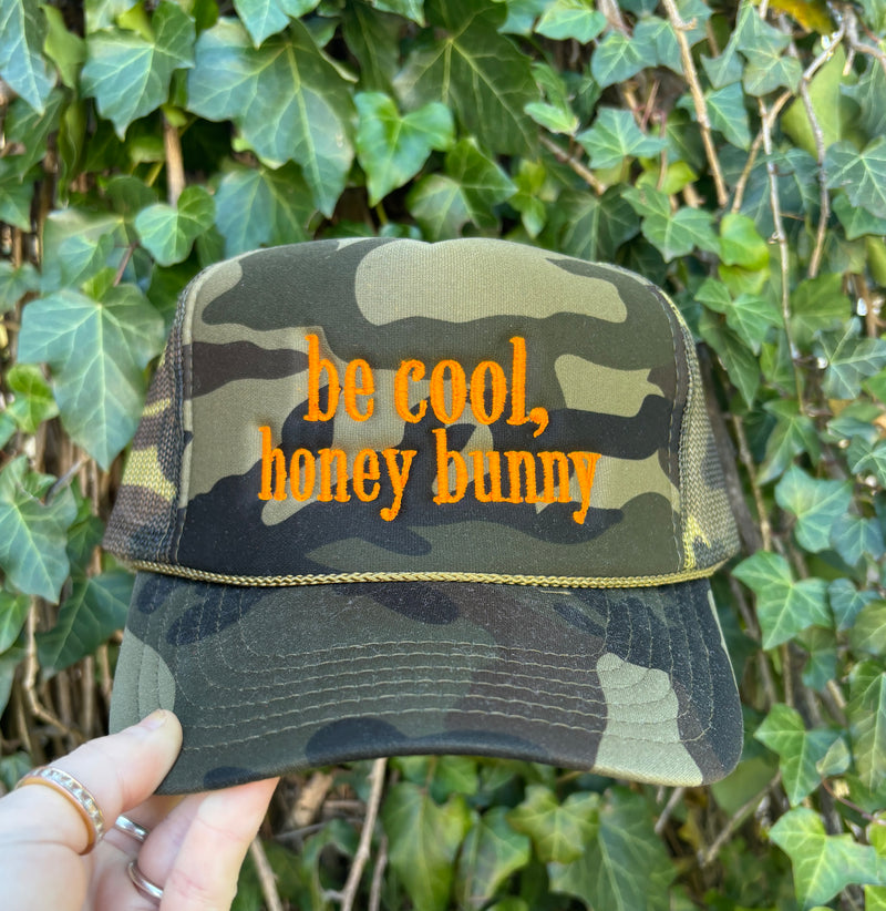 Be Cool Honey Bunny Embroidered Hat