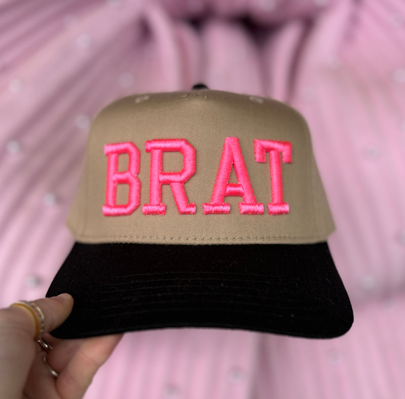 Brat Embroidered Hat