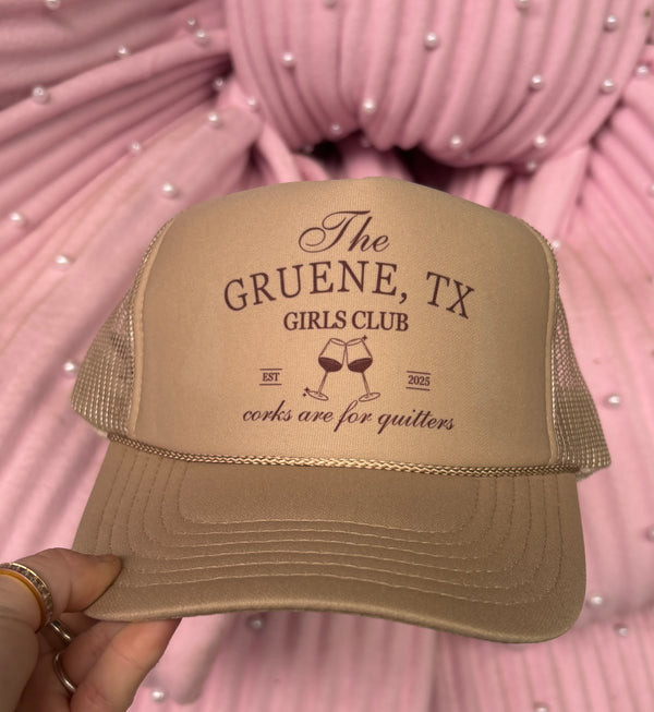 The Gruene TX Girls Club Trucker Hat