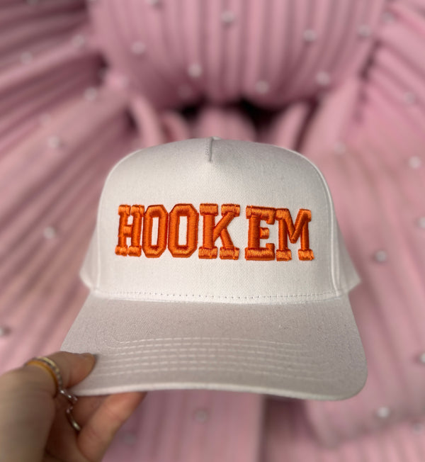 Hook ‘Em Embroidered Hat