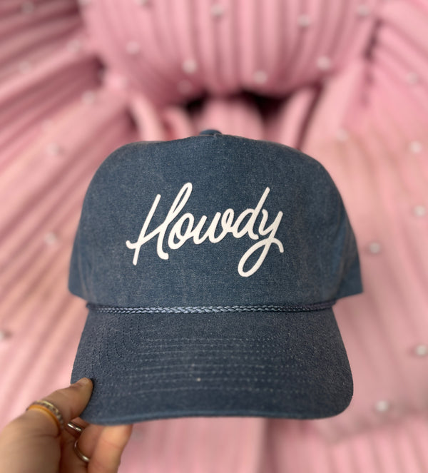 Howdy Embroidered Hat