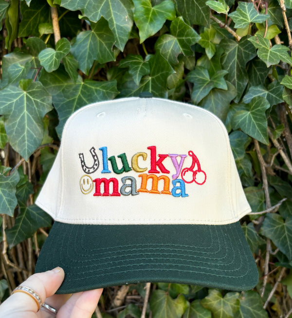 Lucky Mama Embroidered Hat