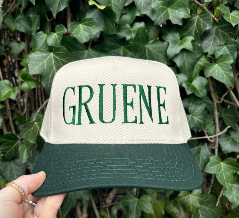 Gruene Embroidered Hat