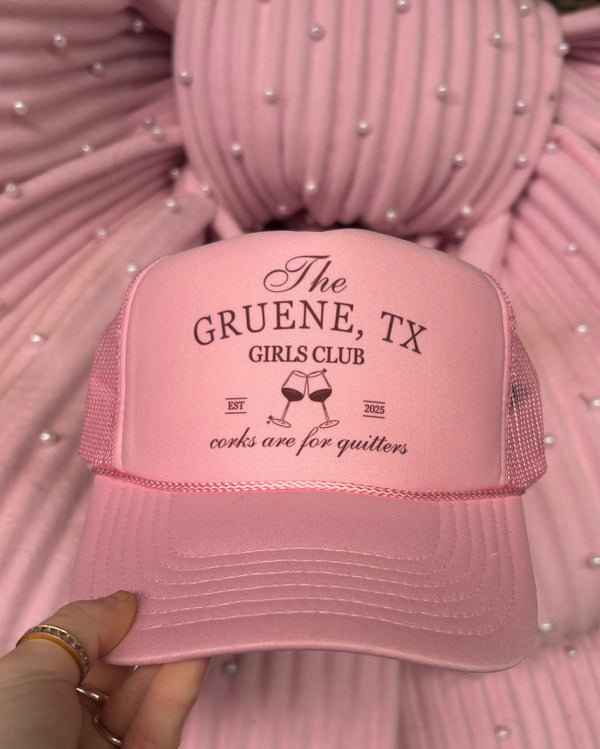 The Gruene TX Girls Club Trucker Hat