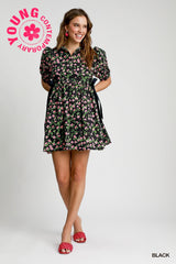 Pretty Petals Mini Dress