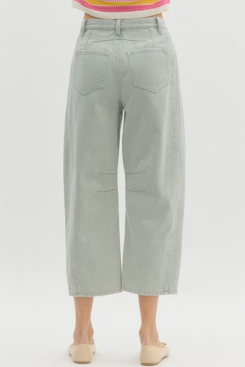 Denim Dream Barrel Pants