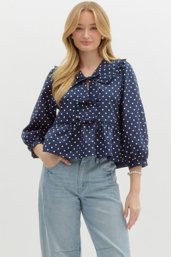 Love Me Polka Dot Top