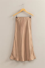 Elegance & Style Satin Skirt